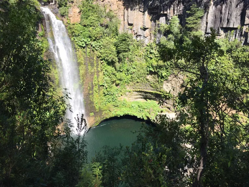 Salto del Malleco, Parque Nacional Tolhuaca, Araucanía Andina